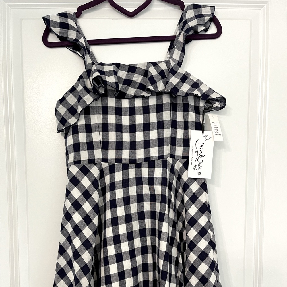 Pippa & Julia Girls Sz 10, lined dress, NWT